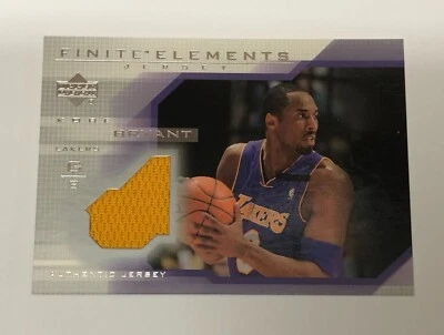 2003-04 Upper Deck Finite Elements KOBE BRYANT Game Used Jersey card #FJ2 - Image 1 of 4