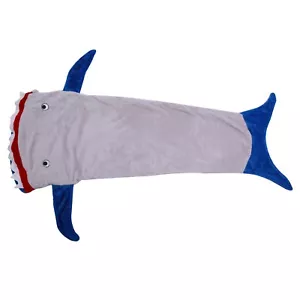 Shark Tail Blanket - Soft and Warm Fleece Fabric for Kids and Teens (Ages 3-12) - Picture 1 of 4