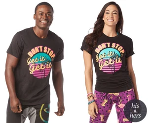 Zumba I Want My Zumba Unisex Tee - XS/S ~ Black ~ Free Ship! New! - Picture 1 of 2