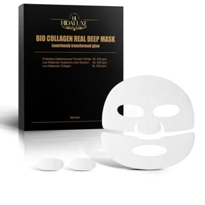 BIO COLLAGEN REAL DEEP MASK LUXURIOUSLY TRANSFORMED GLOW 4PCS FACIAL SHEET MASK - Picture 1 of 6