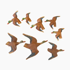 x8 1941 Wooden Duck Mallard Mobile Parts Vintage  - Picture 1 of 9