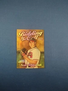 2000 Bowman Chrome Scott Sobkowiak RC Rookie Bidding for the Call Refractor #BC7 - Picture 1 of 2
