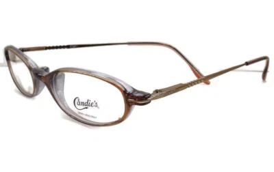 Candies Eyeglasses Ash & CL Brown Women Plastic Frames Glasses 48-18-135 - Image 1 of 3