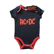 AC/DC Horns Logo Black Babygrow