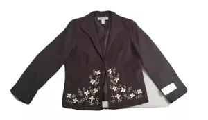 Traje de chocolate para mujer Savvy By Rafael talla 8 al por menor $88.00 - Imagen 1 de 10