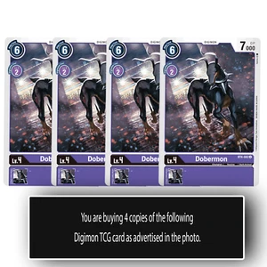 Dobermon - BT4-082 - Uncommon Digimon TCG Card Playset Purple - Picture 1 of 1