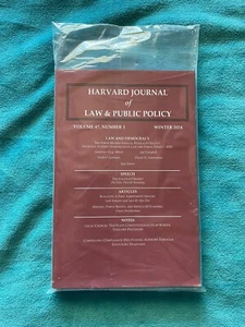 Harvard Journal of Law & Public Policy ~ Winter 2024 ~ Volume 47 Number 1 - Picture 1 of 1