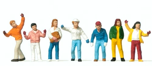 PREISER 10183 bambini  HO. - Immagine 1 di 1