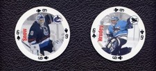 1998-99 NHL Bicycle Goalies Collection Playing Cards Hrudey Sharks