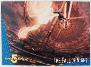 1996 Babylon 5 TV Show Trading Card by Fleer Skybox #17 The Fall of Night