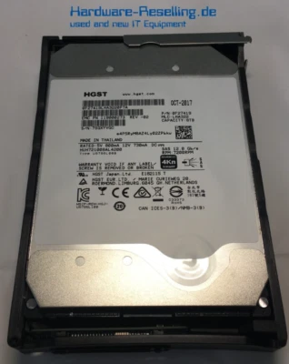 EMC HGST 8TB SAS-3 AF 4Kn 3,5" 12G 7,2K 118000273-02 005051674 0F27419 - Bild 1 von 2