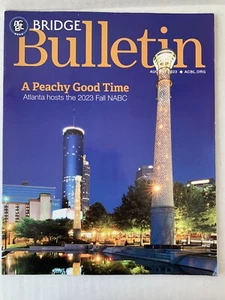 Bridge Bulletin Magazine 2023 August - Picture 1 of 8
