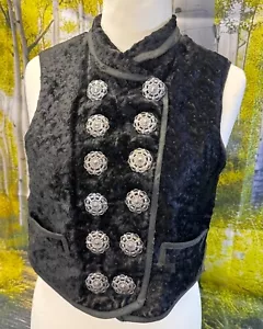 ⚜️Alte Dachauer Trachtenweste-Gilet mit 12 Silberknöpfen Gr.: 46/48 um 1850⚜️ - Bild 1 von 13