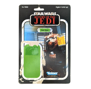 Star Wars Vintage 1983 Kenner Ree-Yees 65-Back Cardback