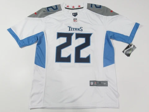 NWT Derrick Henry #22 Tennessee Titans Men's Game Limited Jersey White Cover