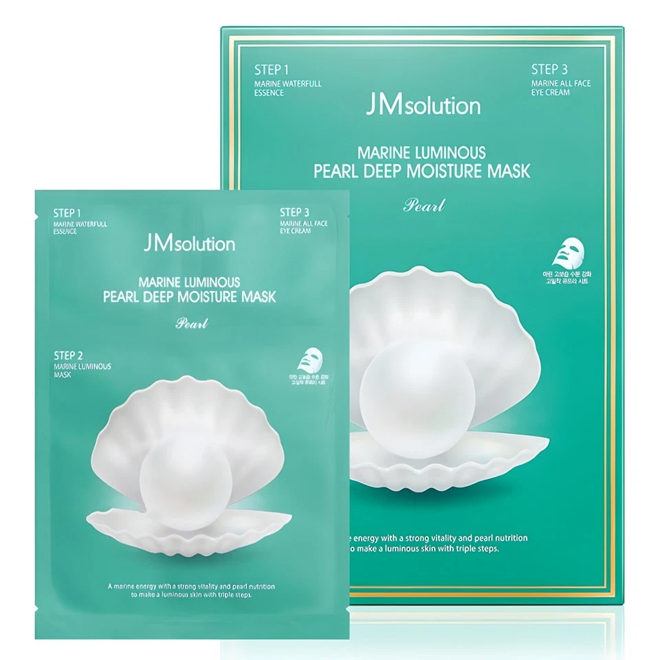 JMSOLUTION Marine Luminous Pearl Deep Moisture Mask 30mL x 10ea SET - Image 1 of 1