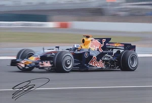 F1 Driver Red Bull David Coulthard Hand Sigend Photo 3 - Picture 1 of 1