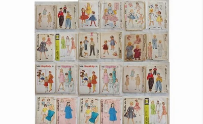 Lot of 35 Vintage Childrens Sewing Patterns Baby Infant to Age 12 McCalls & More - Image 1 of 4