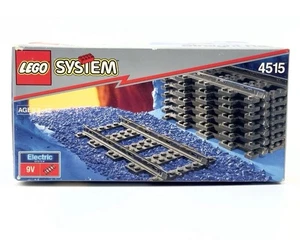 LEGO System City Train Track Straight Rails Building Set 4515 9V NEW SEALED - Picture 1 of 7
