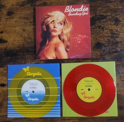 Blondie - Sunday Girl / 2x45 RPM 7"/Vinyl Record/  NM/NM CHS122320 / Reissue  - Image 1 of 4