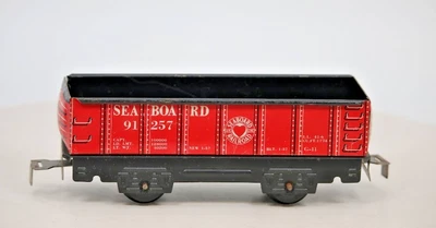 MARX Vintage 1957 TIN TRAIN Car Seaboard R.R. Coal Car 91257 BLT. 1-57 - Image 1 of 4