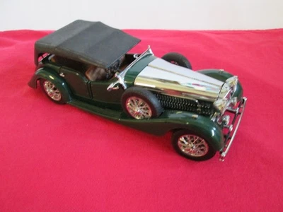 Coche diecast Franklin escala 1/24 como nuevo-1938 Alvis 4,3 litros cromo verde **LEER Foto 1 de 4
