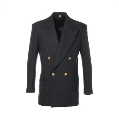 Gucci Wool & Cashmere coats 48 Men's Gray  721273 - Image 1 of 4
