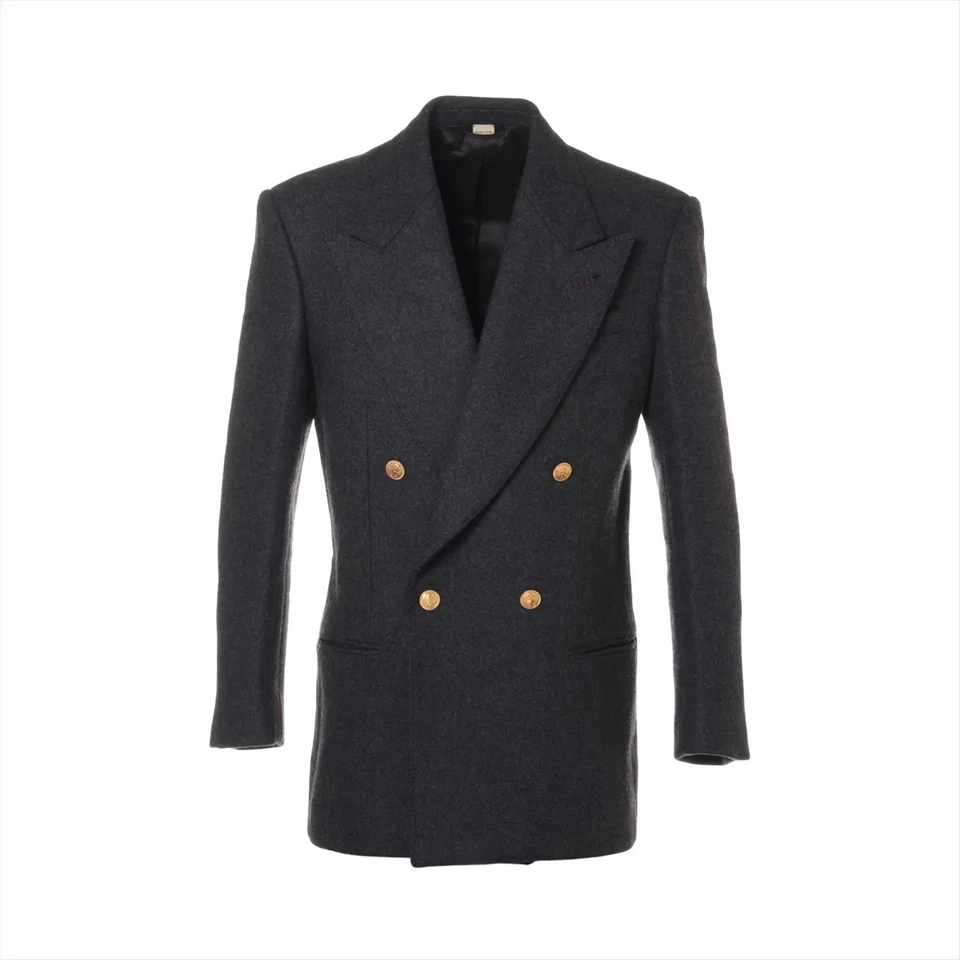 Gucci Wool & Cashmere coats 48 Men's Gray  721273 - Image 1 of 4