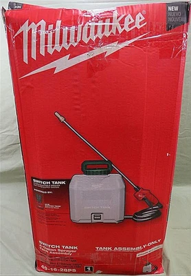 TANQUE INTERRUPTOR MILWAUKEE 49-16-28PS 4 GALONES PULVERIZADOR TANQUE MONTAJE VARILLA BOQUILLA SOLAMENTE Foto 1 de 4