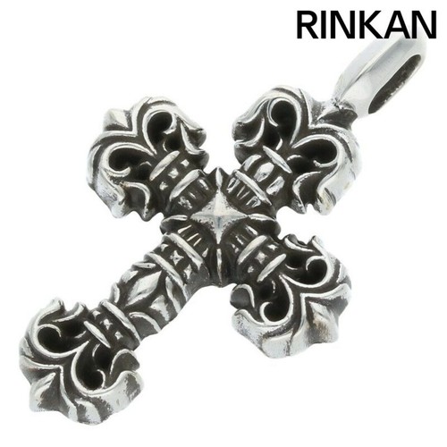 CHROME HEARTS Collana top uomo argento piccolo ciondolo cuori cromati filigrana usata d1b89561db51779