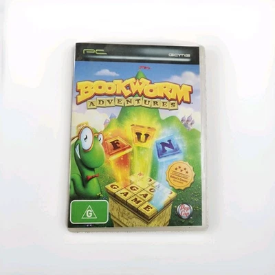 BOOKWORM ADVENTURES PC Word Game 2006 Pop Cap Kids PC Free Postage - Image 1 of 3