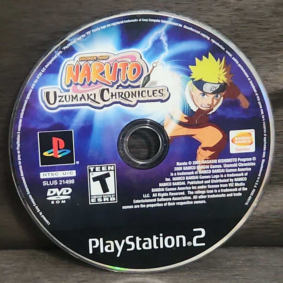 Naruto Uzumaki Chronicles PlayStation 2 PS2 Refurbished Disc - Image 1 of 1
