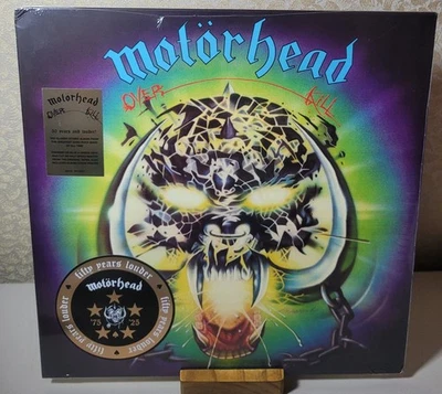 MOTÖRHEAD OVERKILL [50TH ANNV] TURQUOISE/BLUE(Sealed & New)w/minor sleeve damage - Image 1 of 4