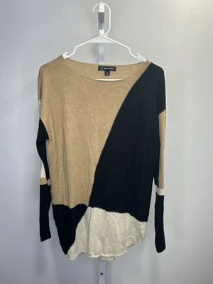 Suéter para mujer INC color block, talla mediana. 1H Foto 1 de 4