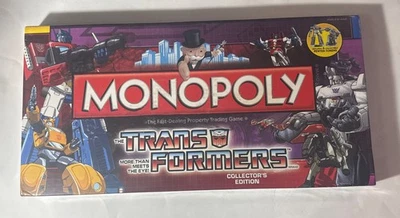BRAND NEW Monopoly Game Board Transformers Collector's Edition SEALED - Image 1 of 3