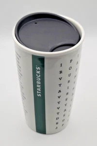 2016 Starbucks Word Search Cross Word Puzzle Coffee Tea Travel Tumbler Cup - Picture 1 of 9