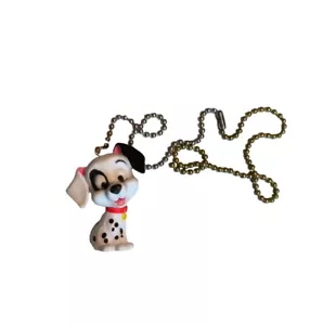 101 Dalmatians Patches Dog Pvc Keychain Dangler Figure Charm Pull Chain - Picture 1 of 5