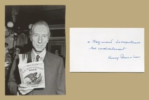 Henry Bauchau (1913-2012) - Écrivain belge - Carte dédicacée + Photo - 1998 - Picture 1 of 3