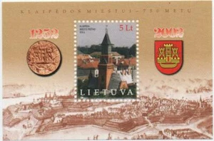 LITUANIA 2002 750th Anniversary of Klaipeda IN FOGLIETTO MNH** - Bild 1 von 1