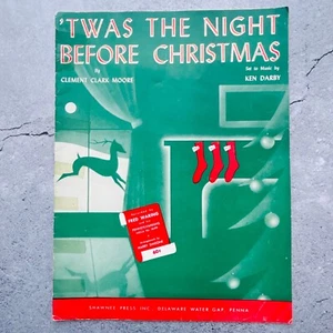 Partituras Twas The Night Before Christmas de Clement Clark Moore de Ken Darby - Imagen 1 de 10