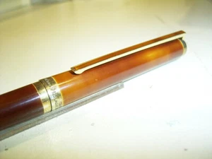 S.T DUPONT Classique Füllhalter, braun marmorierter Chinalack, vintage - Bild 1 von 4