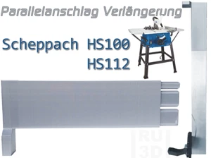 Parallelanschlag Verlängerung Anschlag Tischkreissäge Scheppach HS 100 +112 - Picture 1 of 5