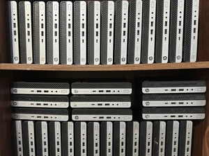 Lot 10 HP EliteDesk 800 G3 Mini Desktop i5-6500T 2.5GHz 8GB 256GB SSD Win10 Pro - Picture 1 of 5