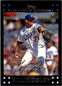 2007 Topps Los Angeles Dodgers Baseball Card #540 Chad Billingsley