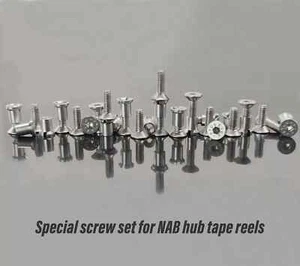 24 PCS Screw Set NAB HUB 1/4" TAPE REEL 10.5" AMPEX TEAC RMGI STUDER REVOX NAGRA - Picture 1 of 6