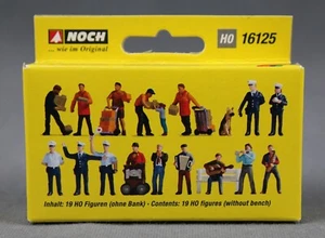 NOCH 16125 [H0,1:87]  XL-Figuren Set "In der Stadt" 19 Figuren im Set - NEUWARE! - Picture 1 of 3
