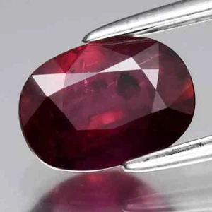 1.21 Ct Natural Red Ruby Mozambique Heated Oval Shape Loose Gemstone - Picture 1 of 2