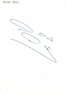 Derek Daly - Autogrammkarte - Motorsport - Formel 1 - Picture 1 of 2