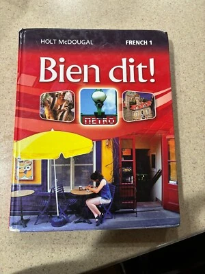 Bien Dit French 1 - Holt McDougal (Hardcover, 2013, Textbook) - Image 1 of 4