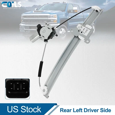 Regulador de ventana eléctrica para Acura RL trasero izquierdo con motor 2005-2009 2010 2011 2012 Foto 1 de 4